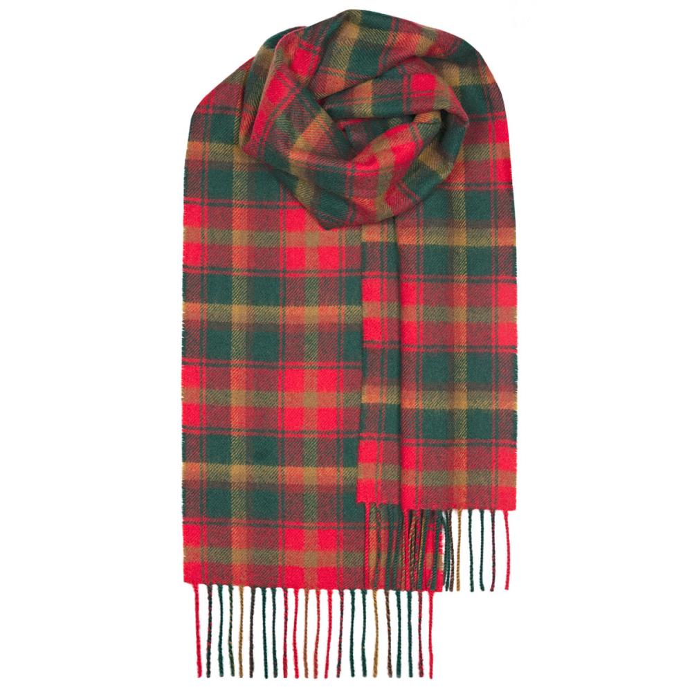 Maple Leaf Lambswool Tartan Scarf