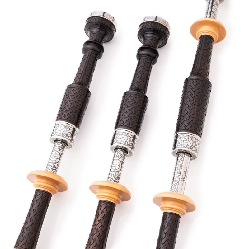 Peter Henderson PH1HC CELTIC Heritage Blackwood Bagpipe