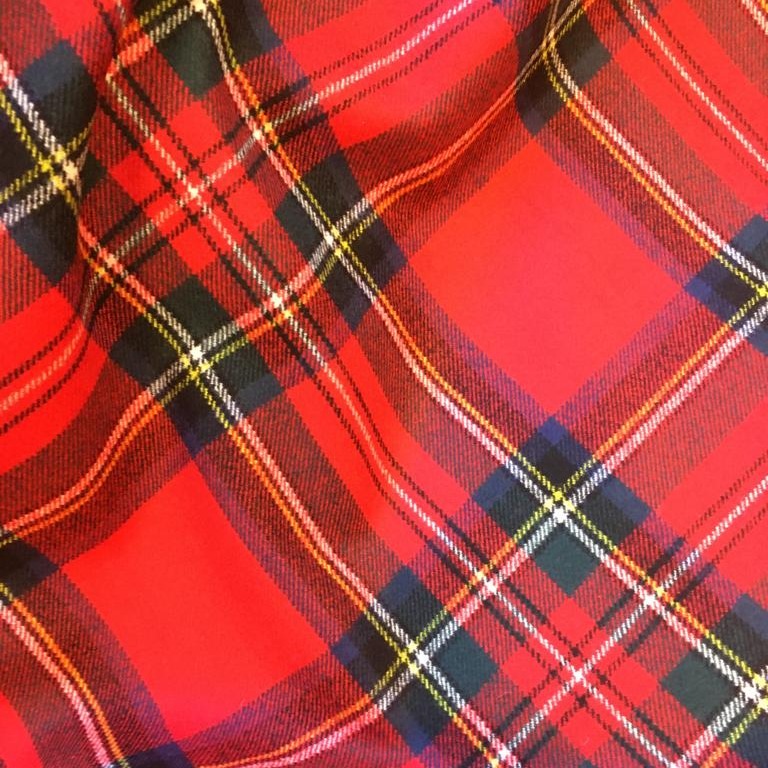 House of Edgar Regimental-Heavyweight Tartan Fabric