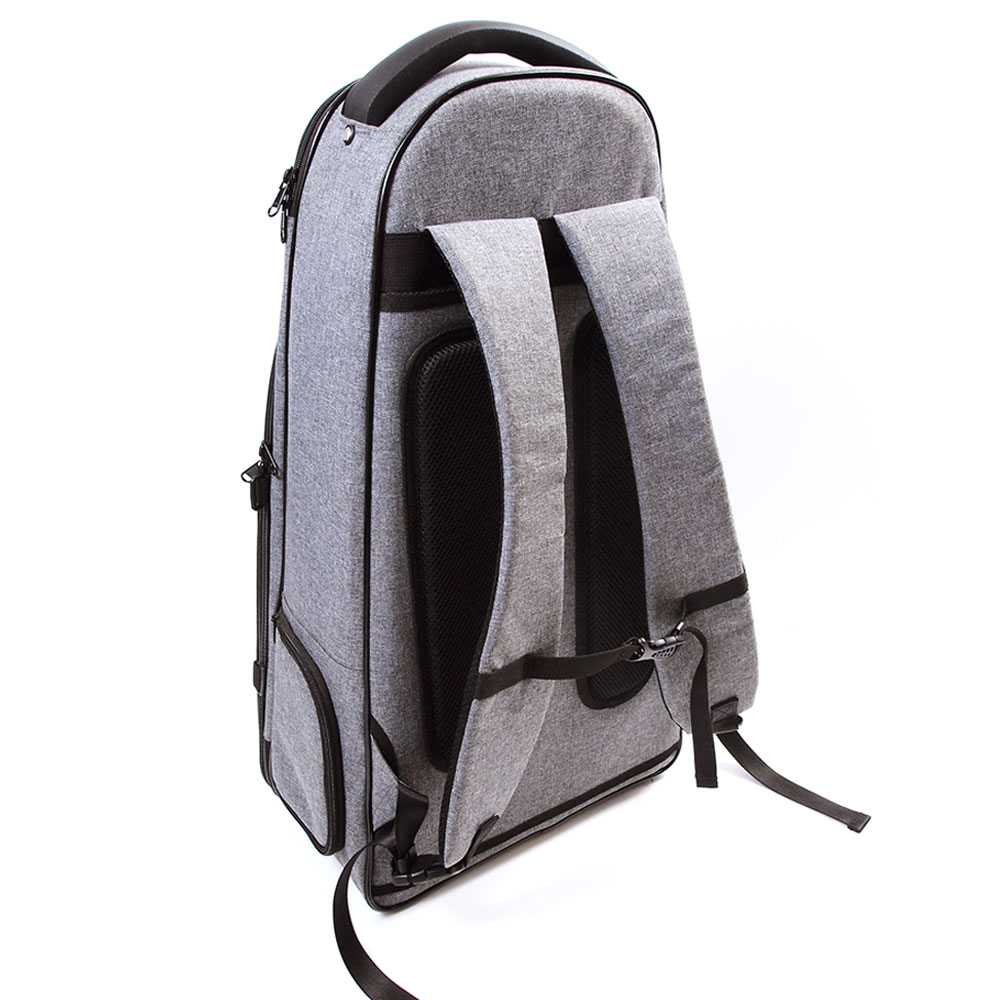 R.G. Hardie Deluxe Bagpipe Case, grey
