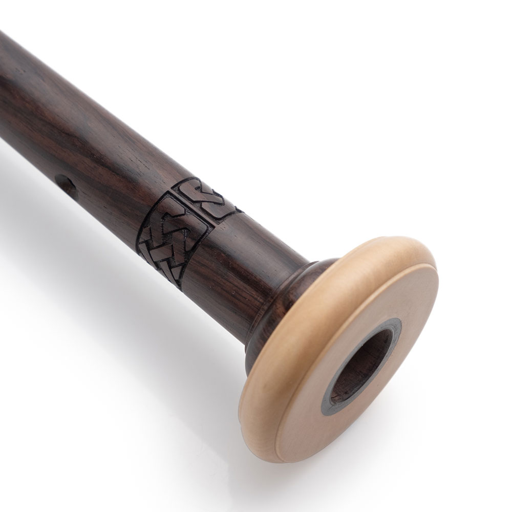 Peter Henderson SILVER Celtic Heritage Blackwood Practice Chanter