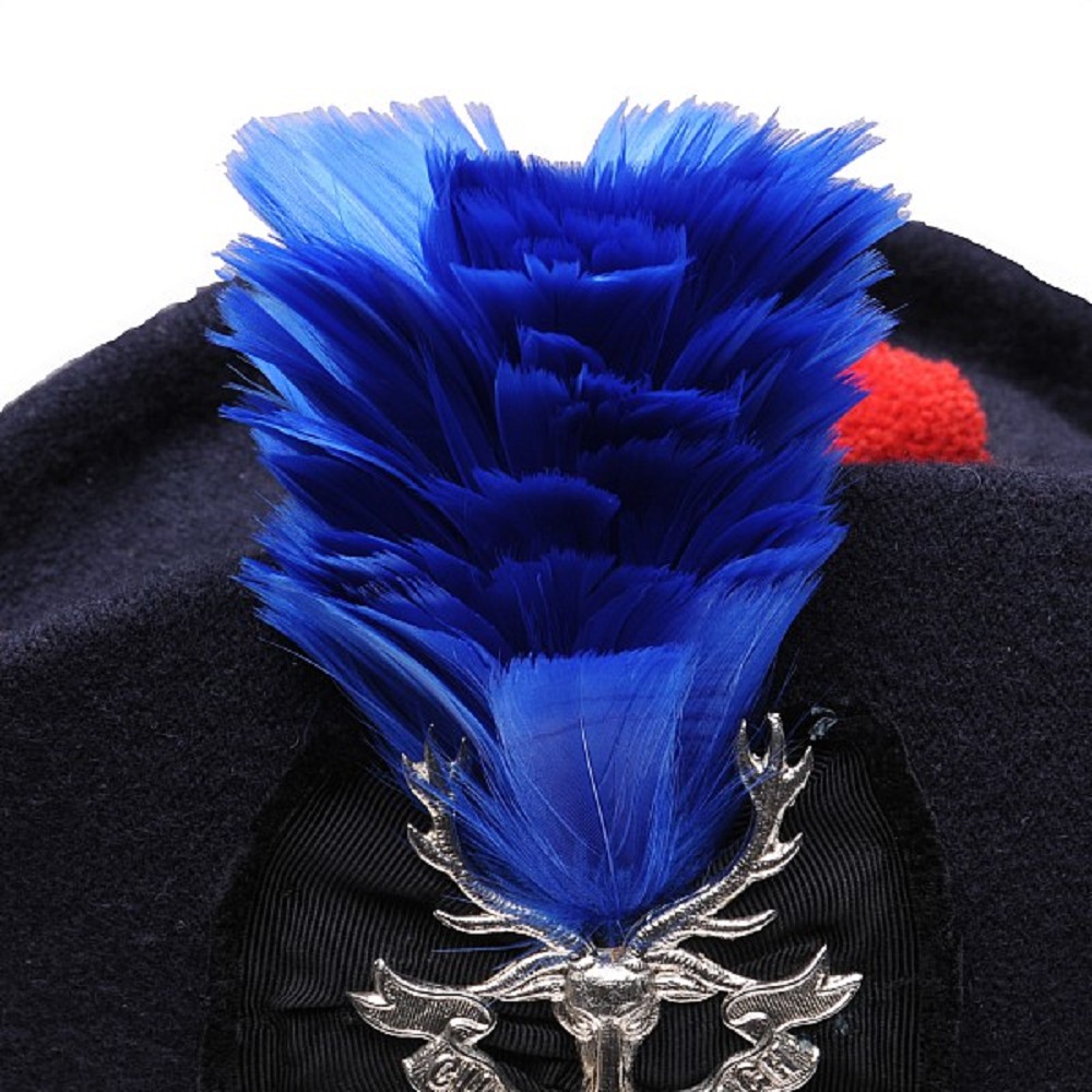Hackle, standard size, royal blue