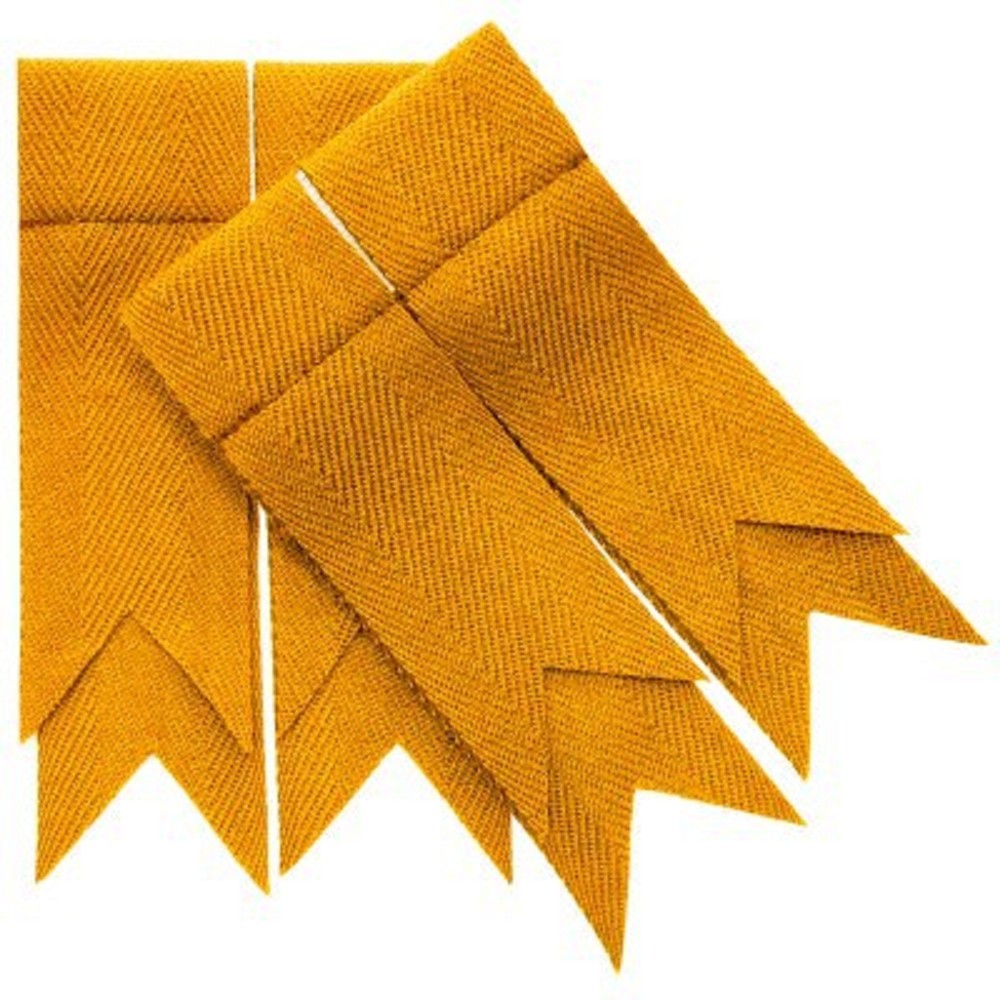 Flashes for Kilt Hose, Gold