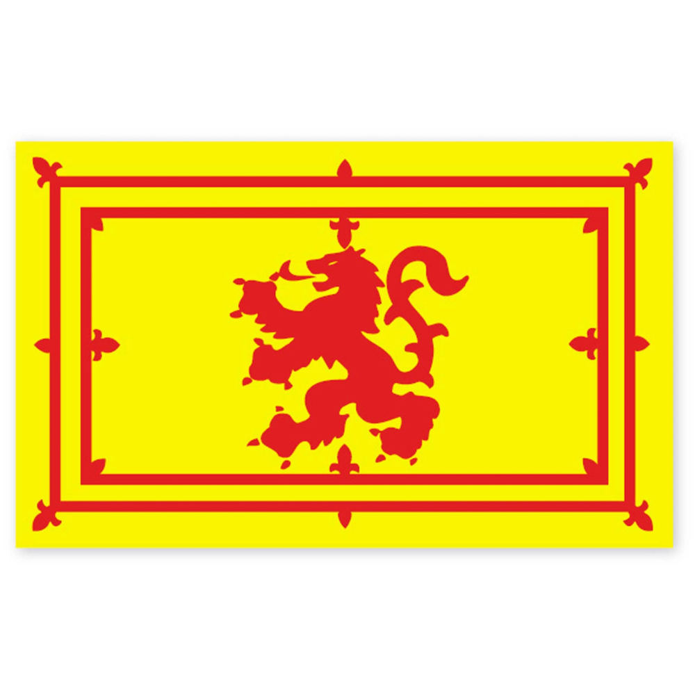 Car sticker, Scotland Rampant Lion