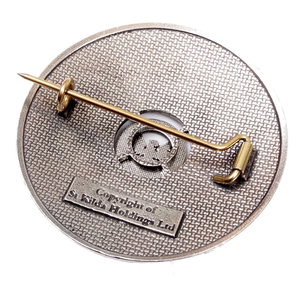 Saltire Clan Crest Plaid Brooch