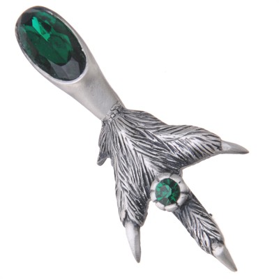 Grouse Kilt Pin - Ruby