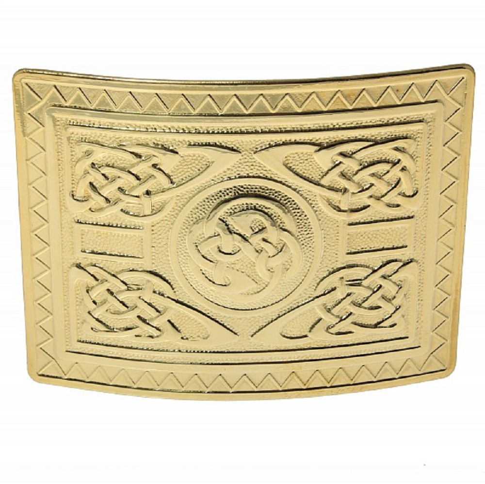 Gilt Celtic Knot Gürtelschnalle
