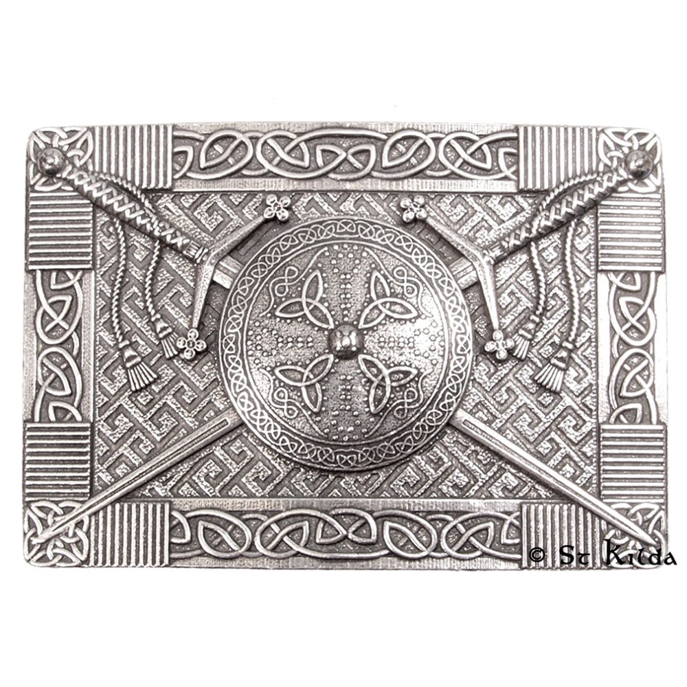 Claymore and Targe Belt Buckle