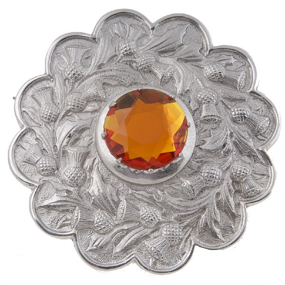 Full Dress Brooch, Topaz