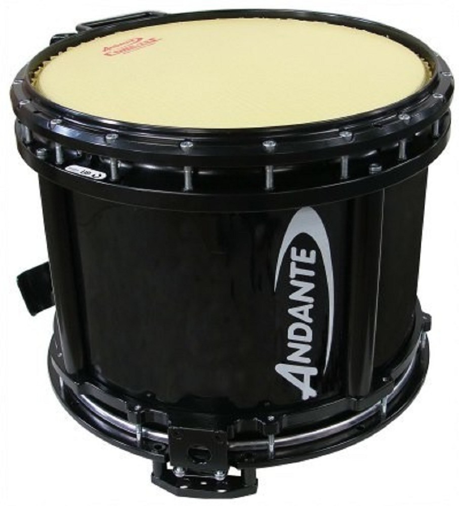 Andante Next Generation Reactor Snare Drum, Black / Sold Black