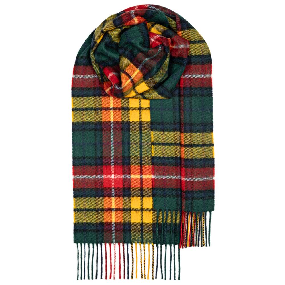 Buchanan Modern Lambswool Tartan Scarf