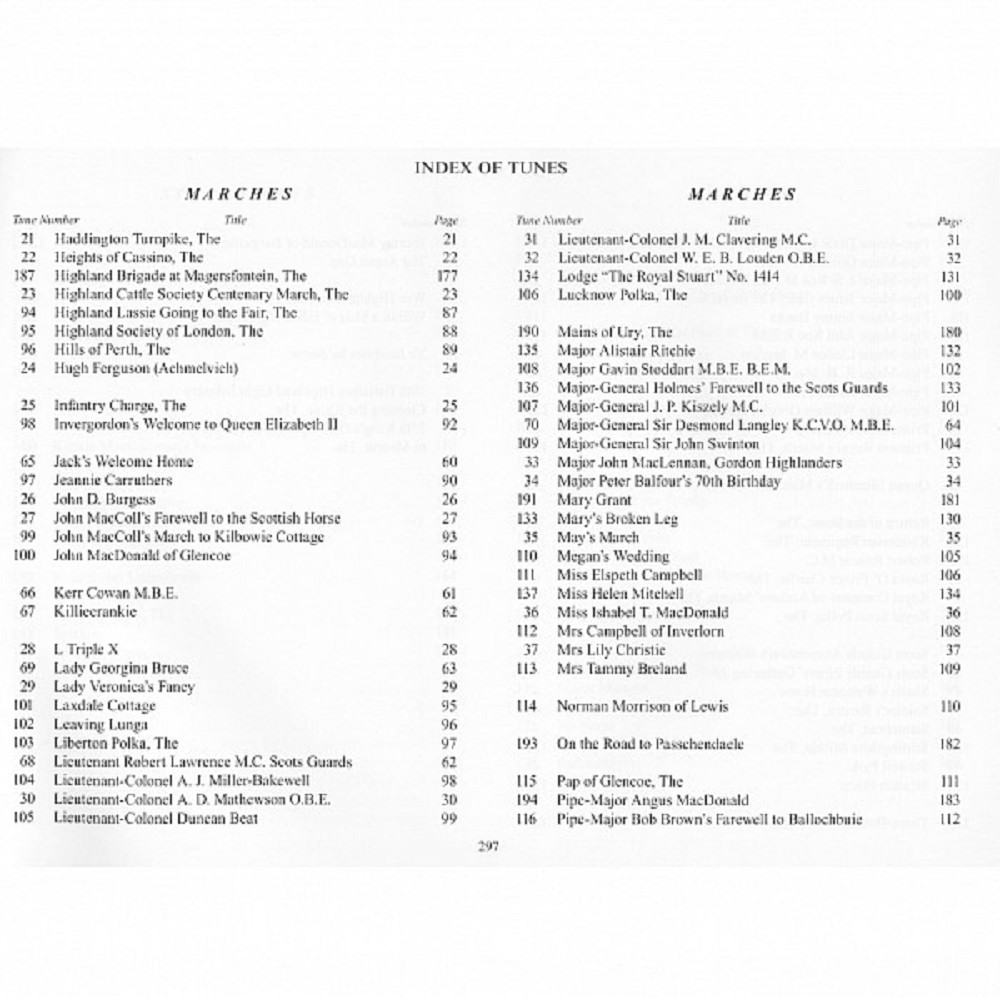 Scots Guards Standard Settings of Pipe Music, Volume 3