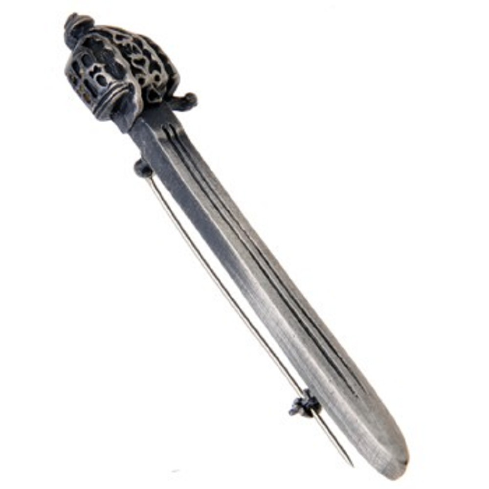 Basket Hilt Sword Kilt Pin