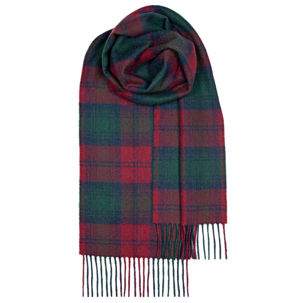 Lindsay Modern Lambswool Tartan Scarf