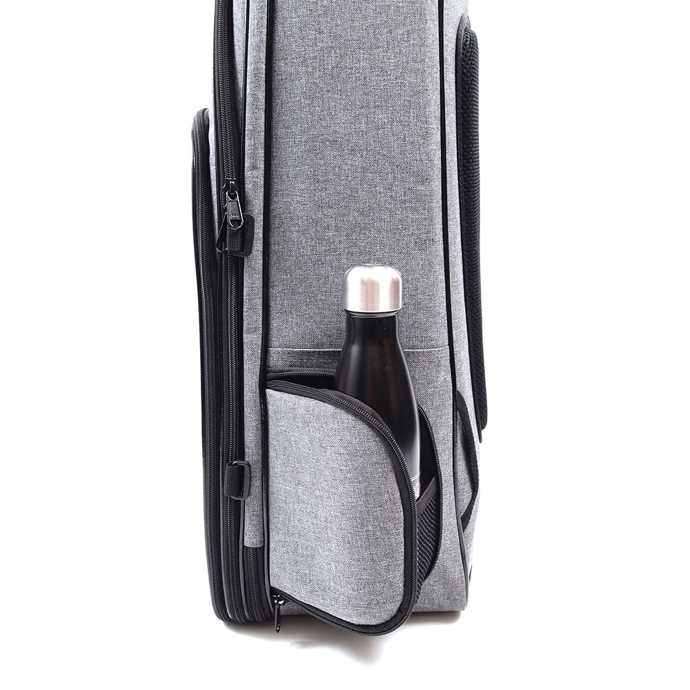 R.G. Hardie Deluxe Bagpipe Case, grey