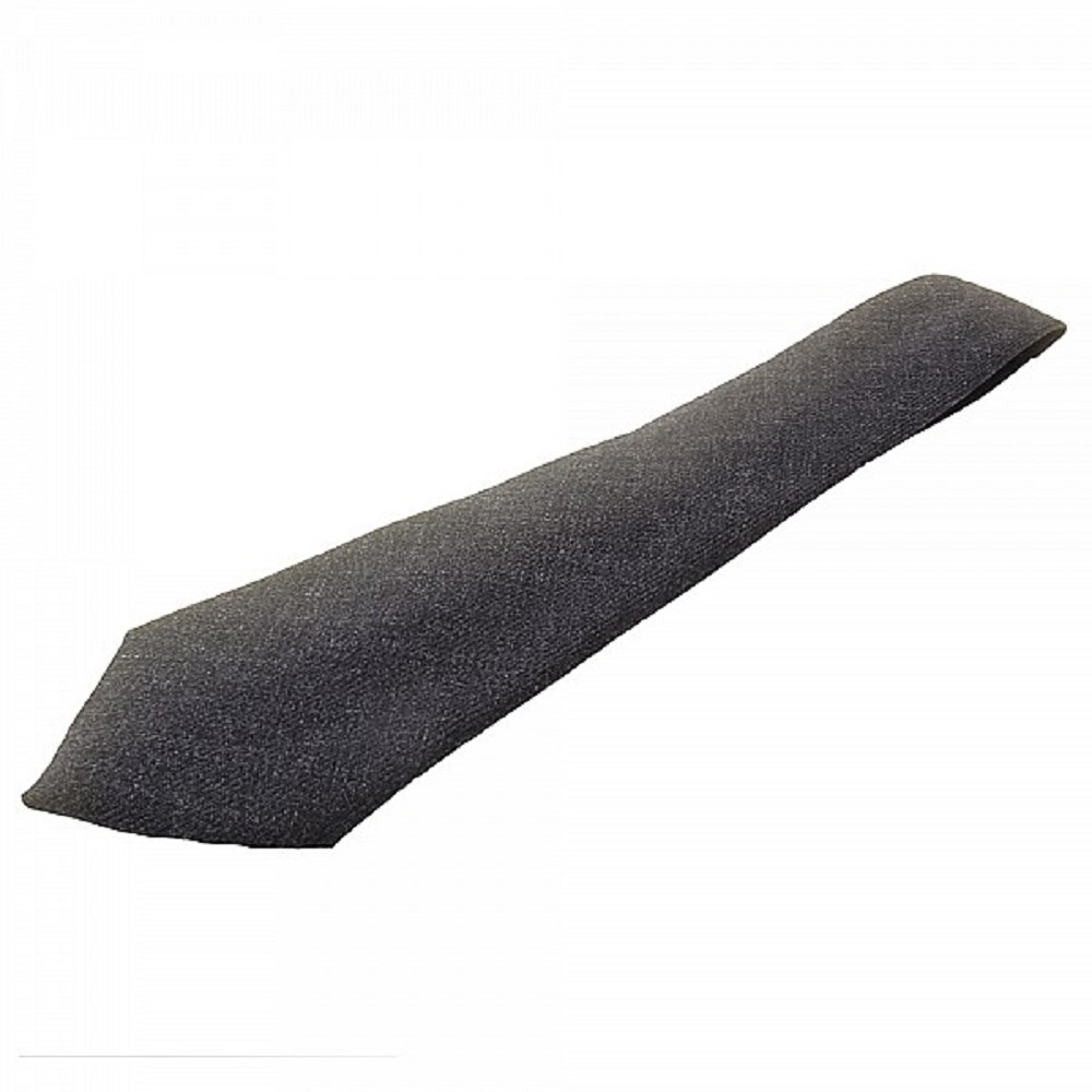Wool Tie. Single Colour. Charcoal