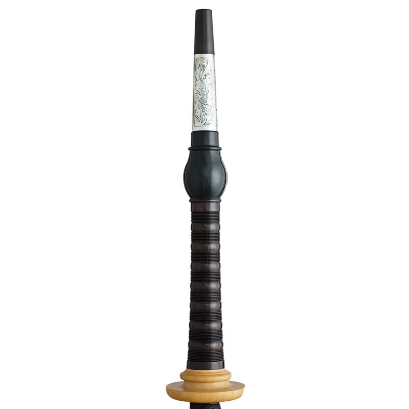 Peter Henderson Silver Heritage Blackwood Bagpipes - H-PH2HT