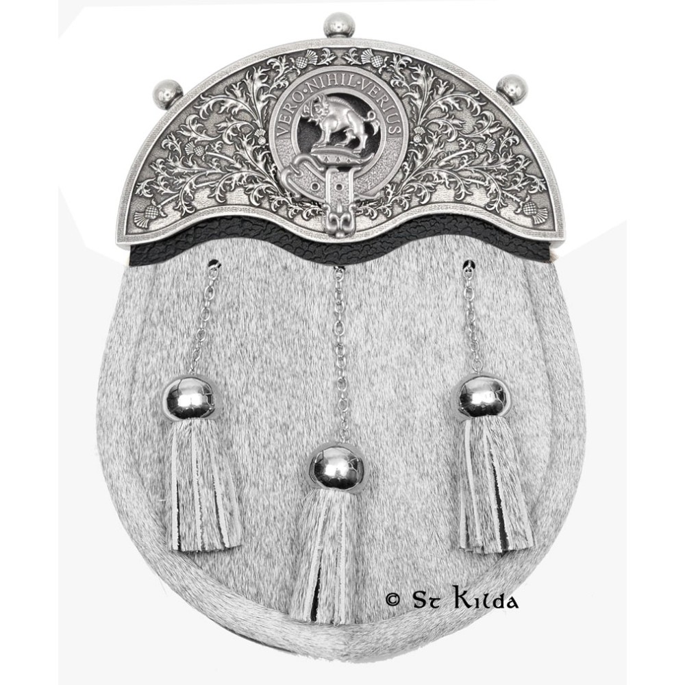 Semi-Dress Sporran Scottish Clan Crest