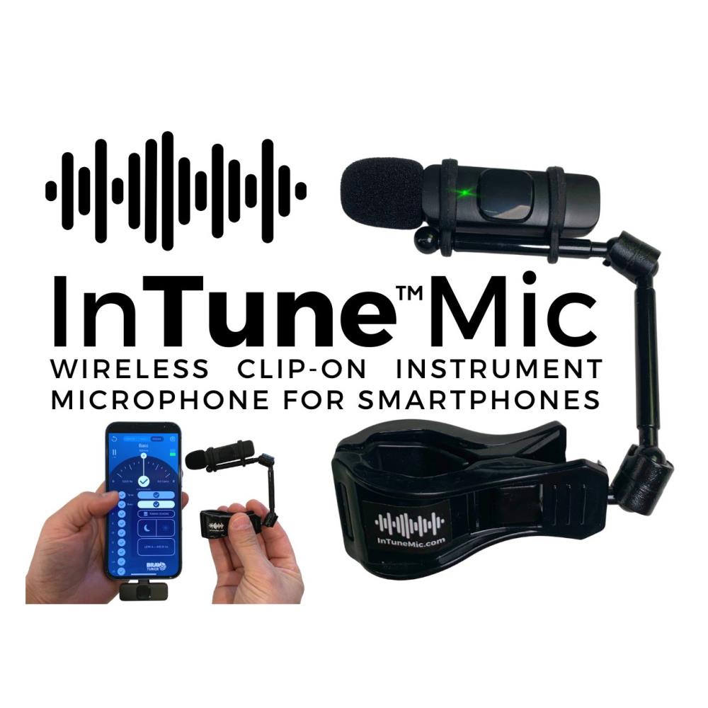 InTune Bagpipe Microphone - USB-C connector