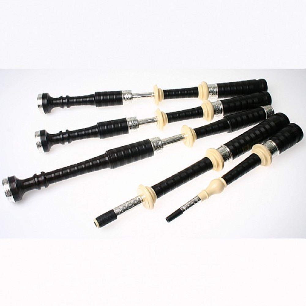 McCallum AB9-Half Silver Blackwood Bagpipe