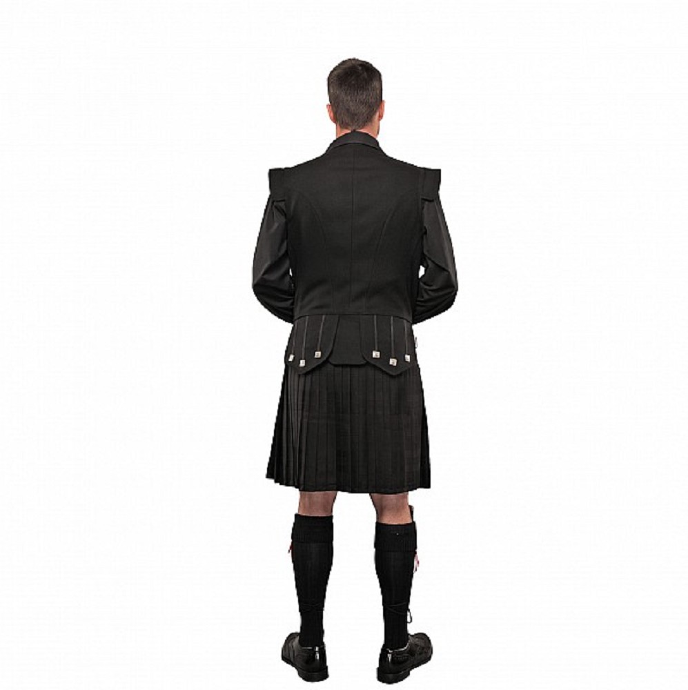 Black Heavyweight Kilt - 5 Yard