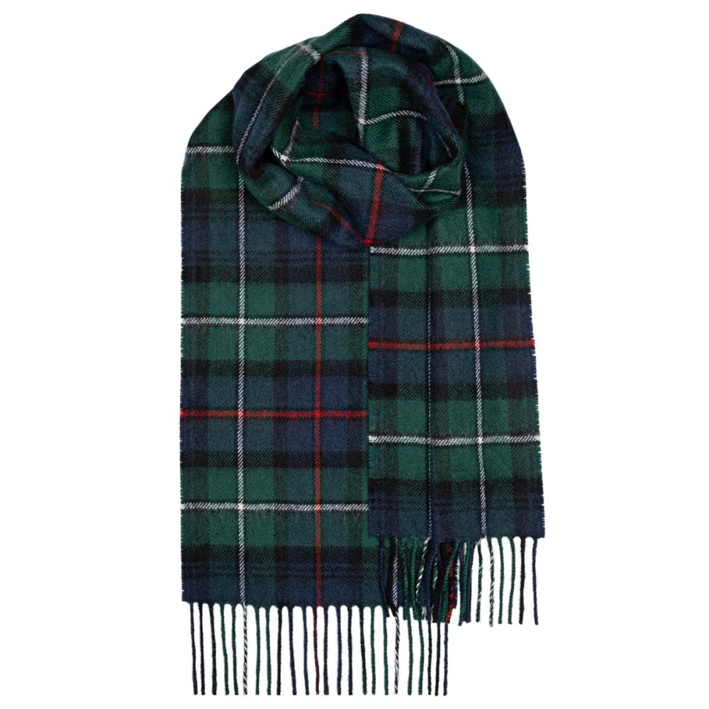 MacKenzie Modern Lambswool Tartan Scarf