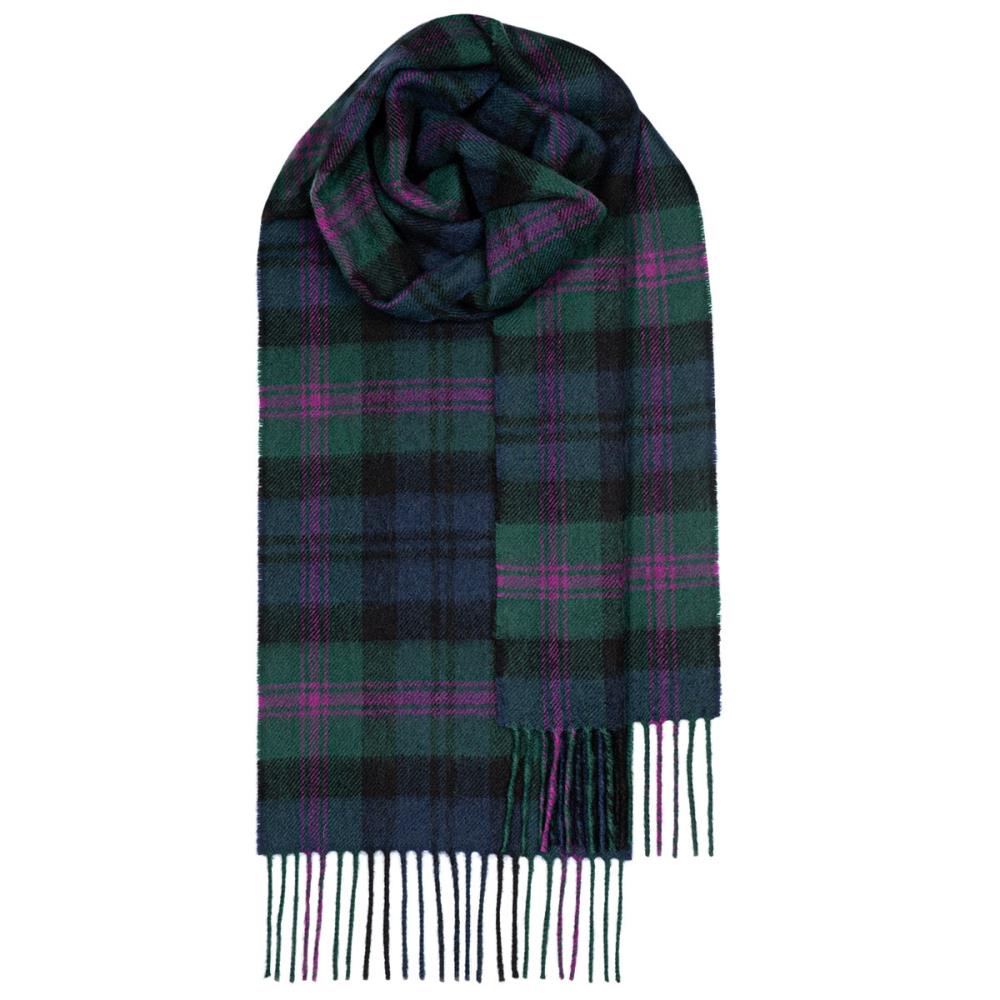 Baird Modern Lambswool Tartan Scarf