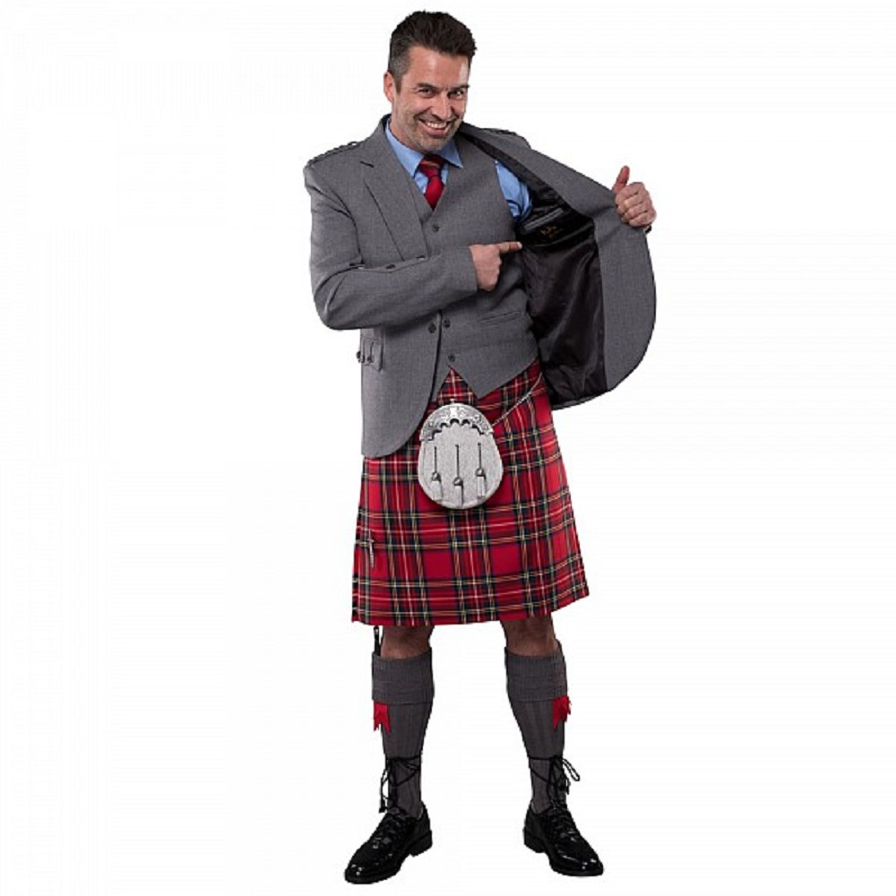 Light Grey Arrochar Tweed Jacket and Waistcoat