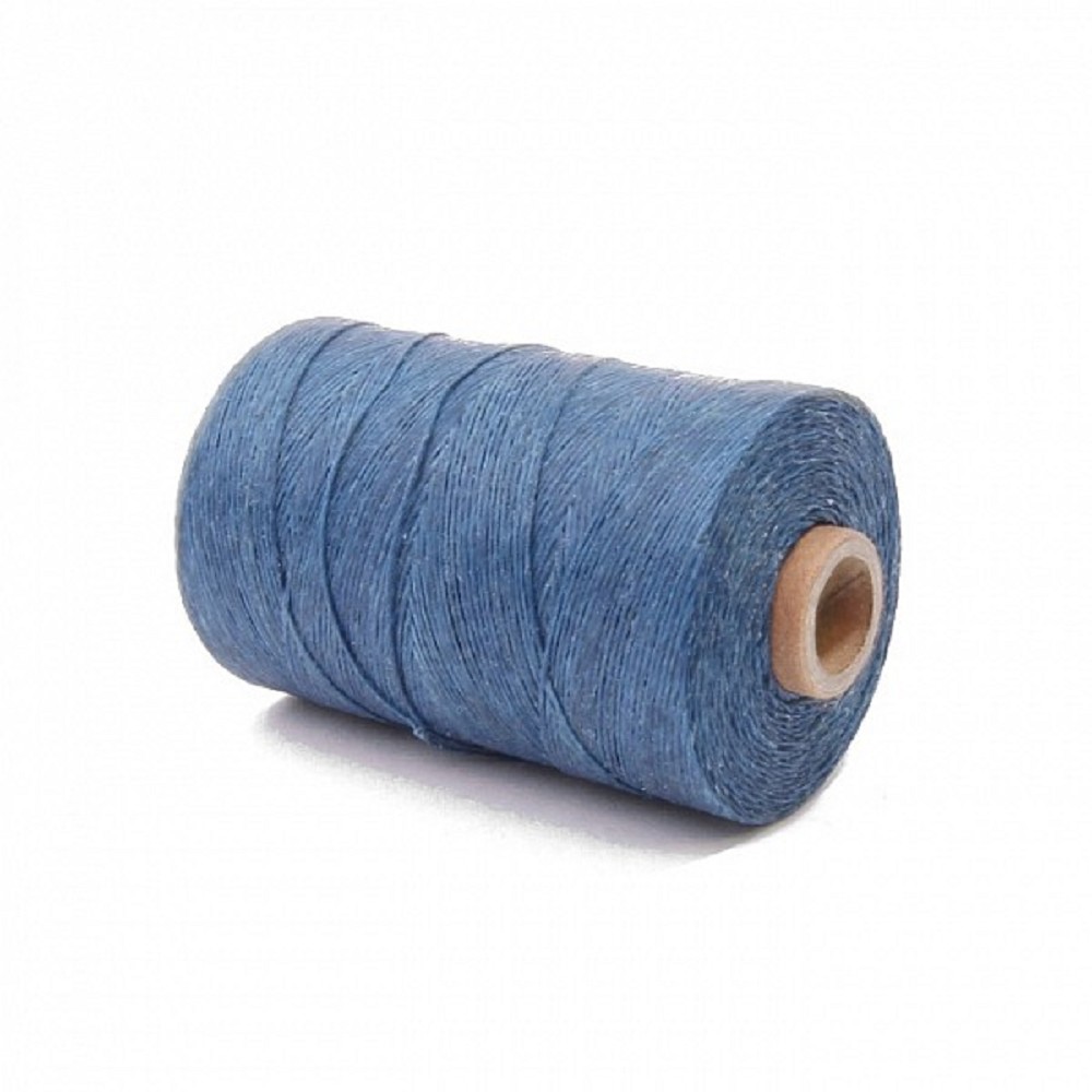 50g Light Blue Bagpipe Hemp, waxed