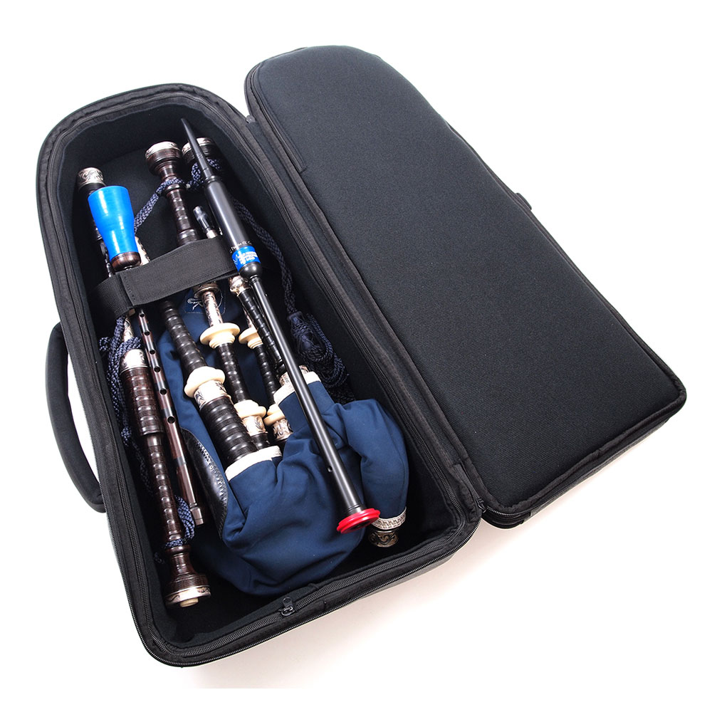 R.G. Hardie Deluxe Bagpipe Case, grey