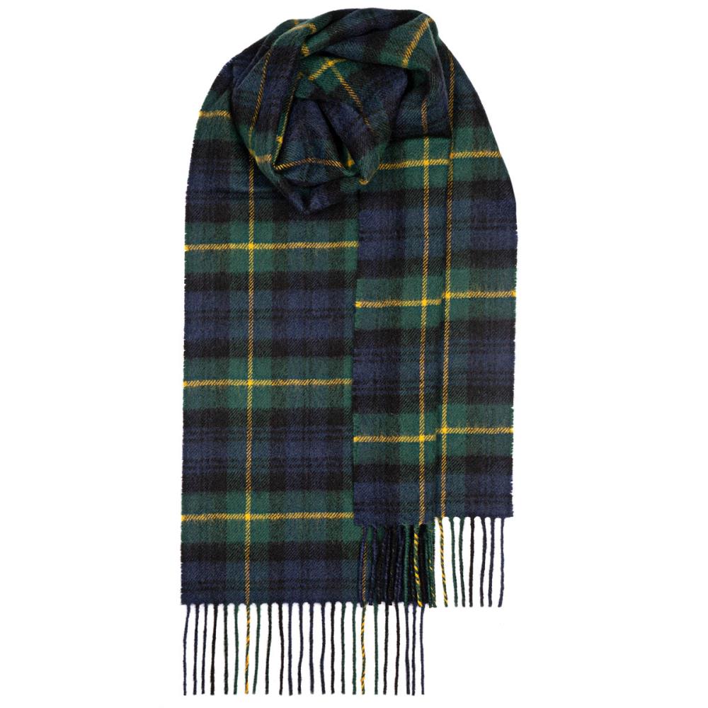 Gordon Clan Modern Lambswool Tartan Scarf