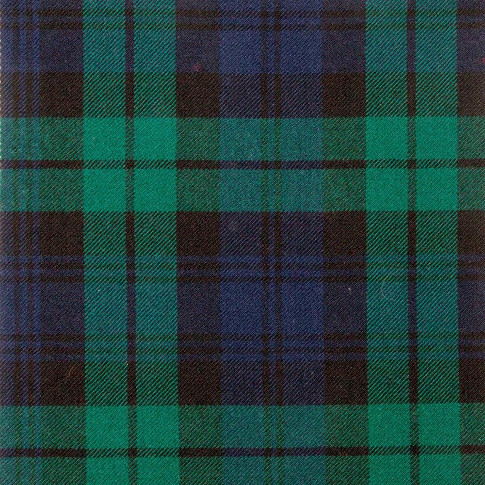 Black Watch Modern BLW/M Mediumweight Tartan Fabric, Lochcarron of Scotland