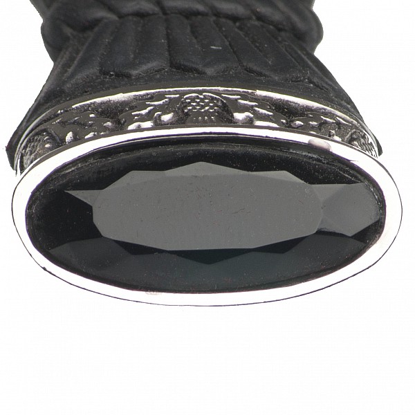 Dress Sgian Dubh. Black - Black