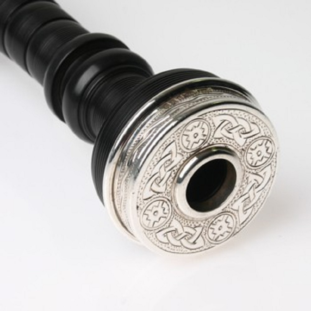McCallum AB9-Half Silver Blackwood Bagpipe