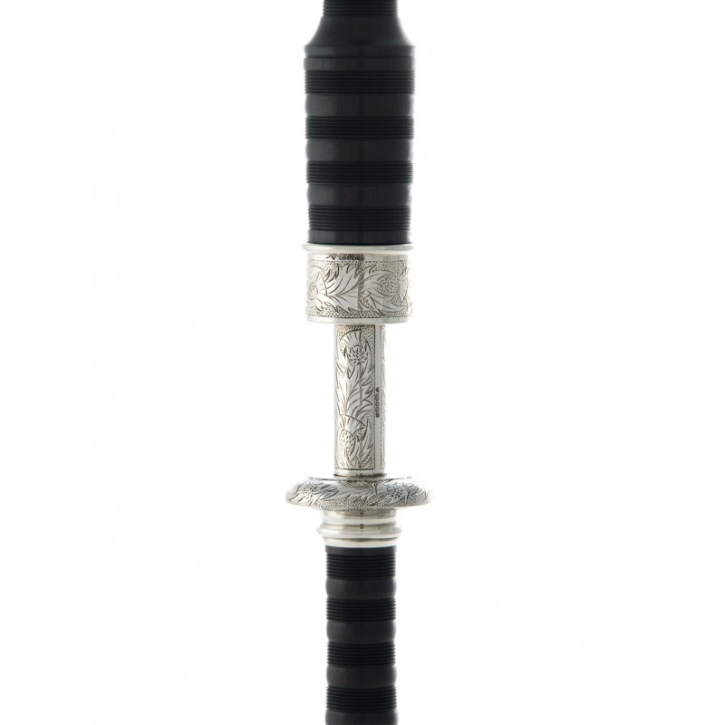 Peter Henderson PH06H Silver Blackwood Bagpipes