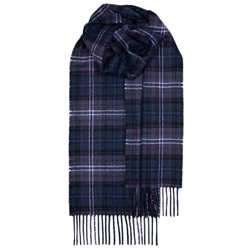 Scotland for Ever Modern Lambswool Tartan Scarf