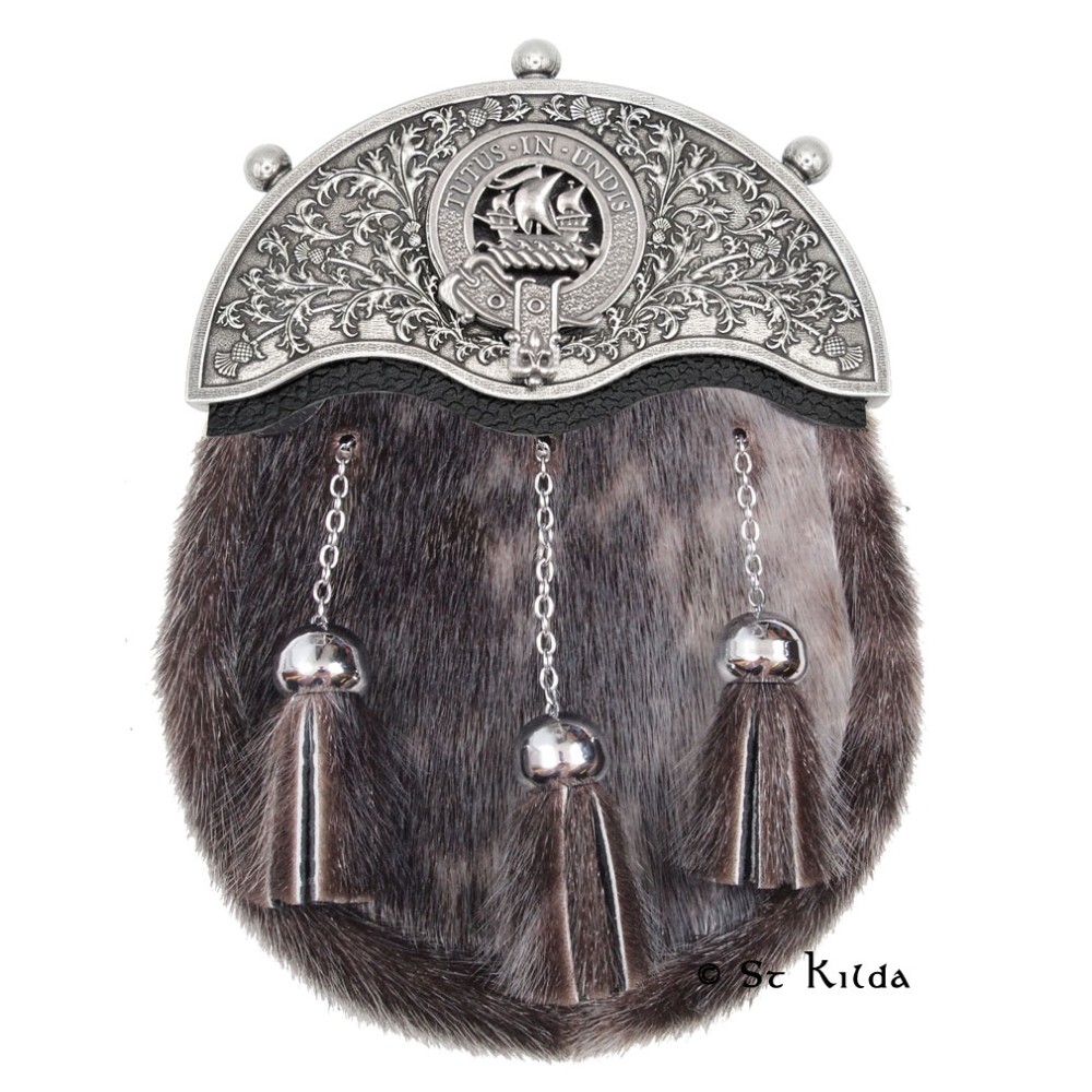 Semi-Dress Sporran Scottish Clan Crest