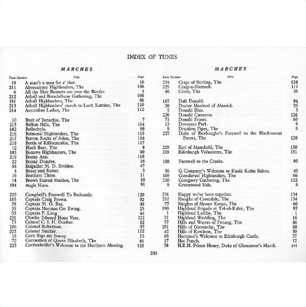 Scots Guards Standard Settings of Pipe Music, Volume 1