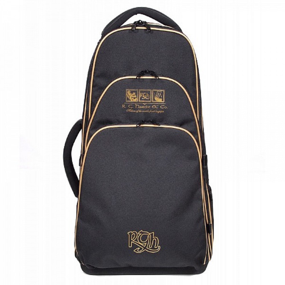 RG Hardie Piper Deluxe Bagpipe Case, black