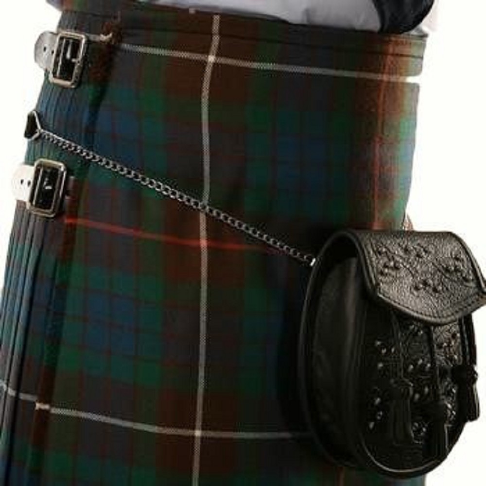 Ceinture de Sporran, Chrome Large - Large