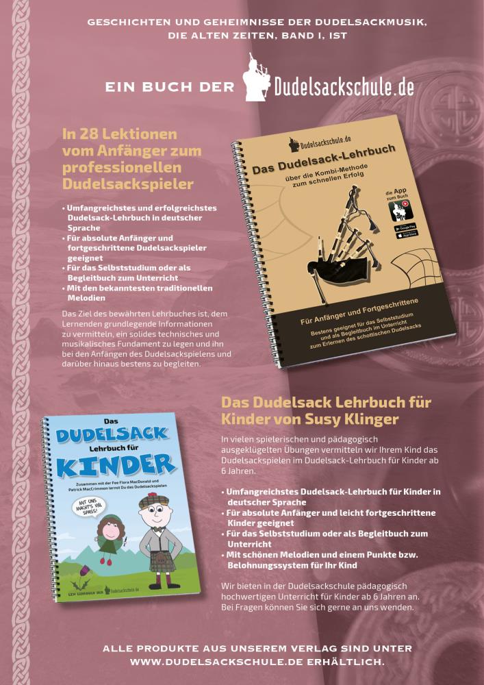 Geschichten und Geheimnisse der Dudelsackmusik - Band 1 - Die alten Zeiten bis 1950