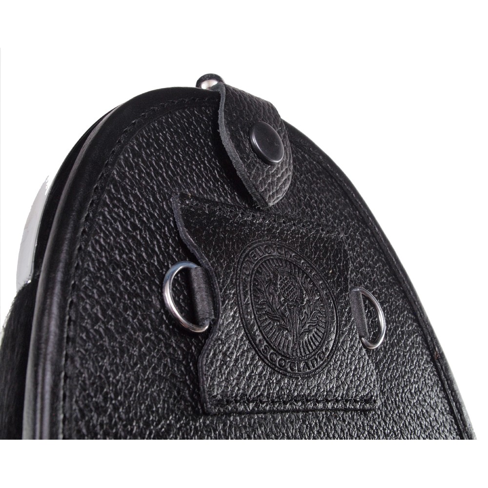 Brogue Dress Sporran with Clan Crest
