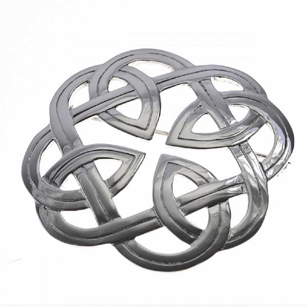 Plaid Brooch, Eternal Interlace
