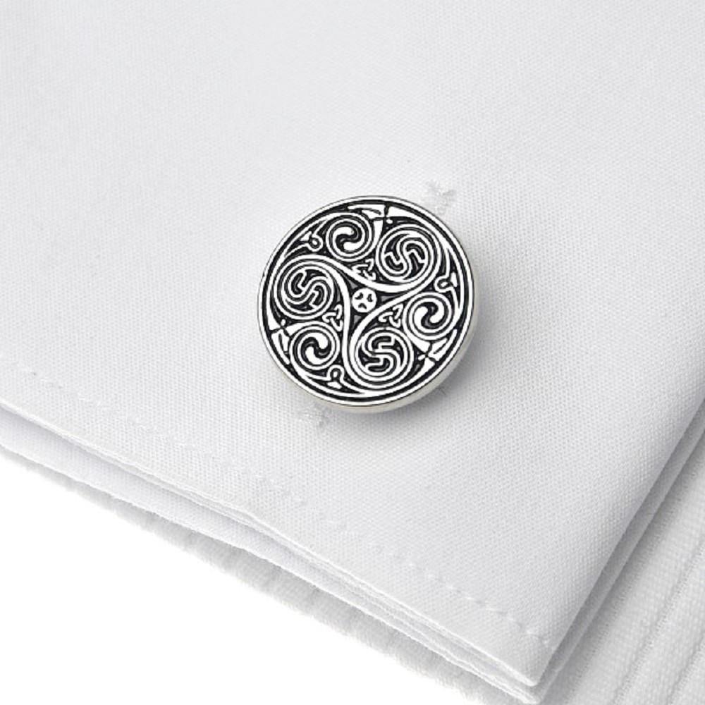 Triskel Cuff Links