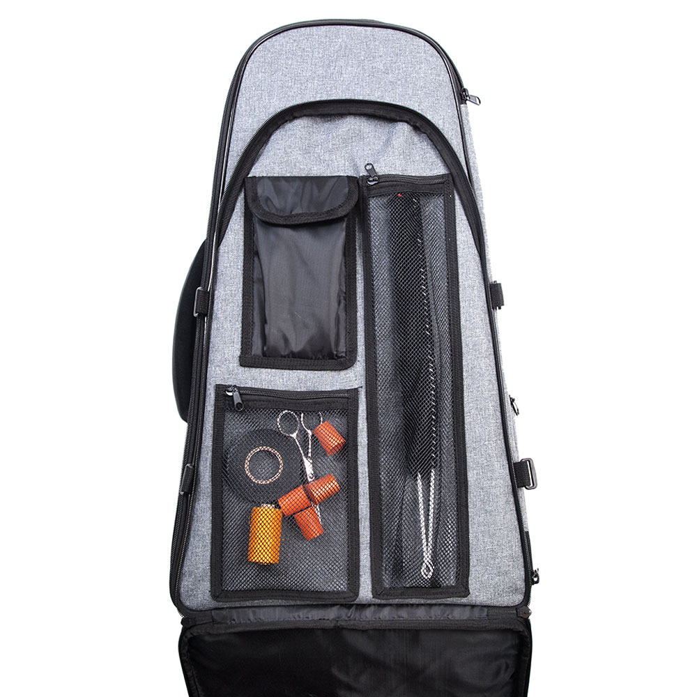 R.G. Hardie Deluxe Bagpipe Case, grey