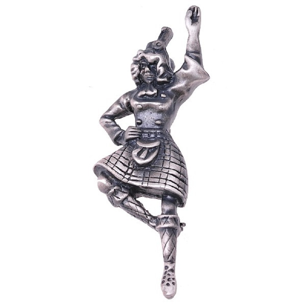 Brooch Highland Dancer Antique finish