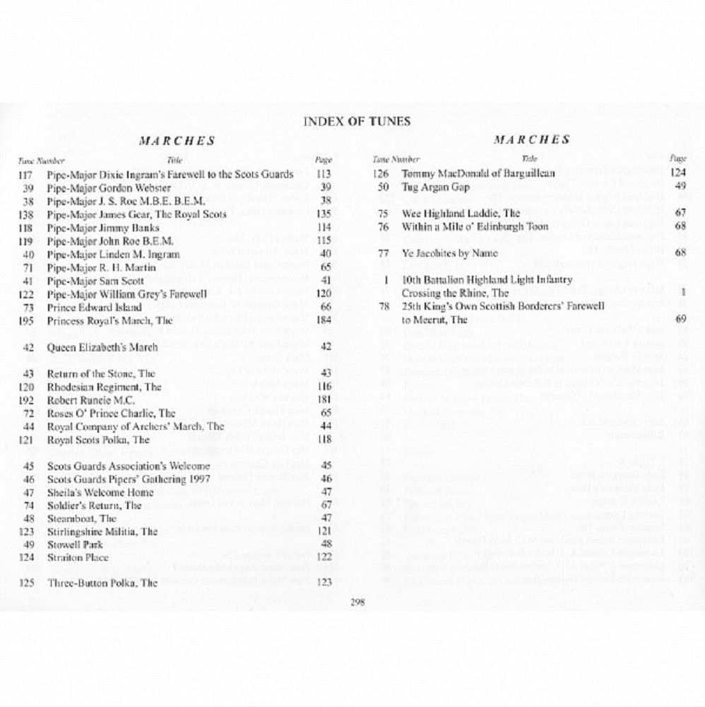 Scots Guards Standard Settings of Pipe Music, Volume 3
