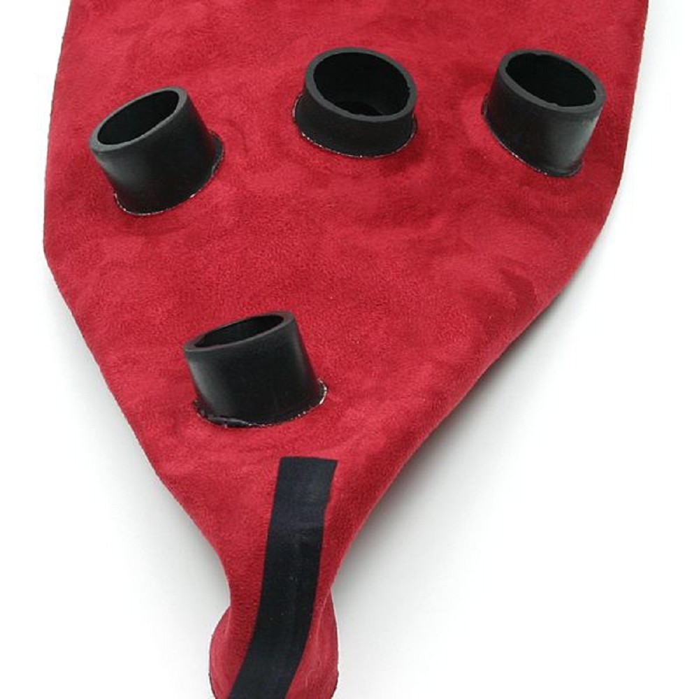 Ross Suede Zipper Bag - Large