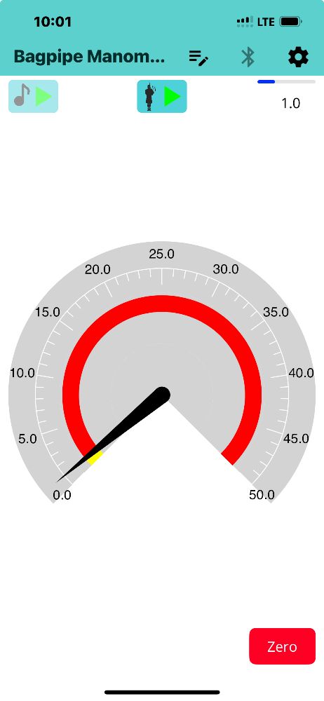Electric Bagpipe Manometer