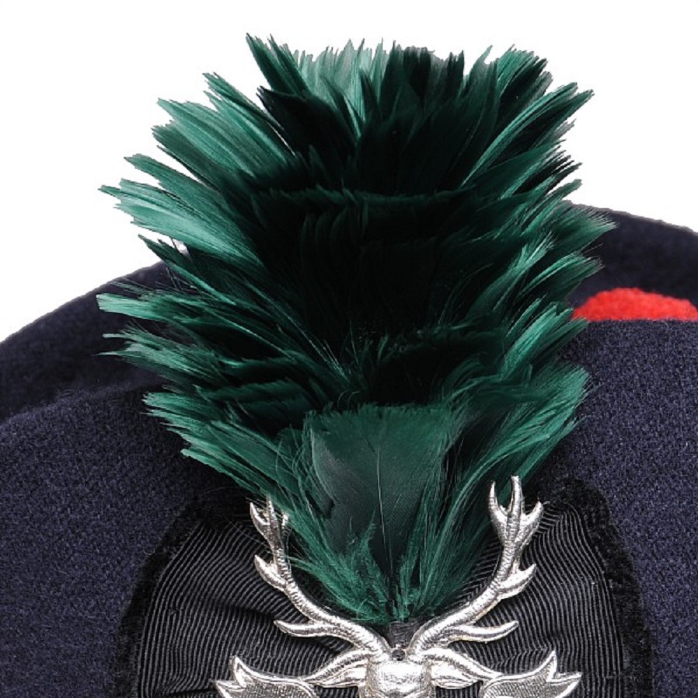 Hackle, standard size, bottle green